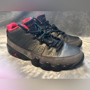 ⛳️ Air Jordan Men’s Retro 9 Golf Shoes - Size 9 - Black - Charcoal - Red 🏌️‍♂️